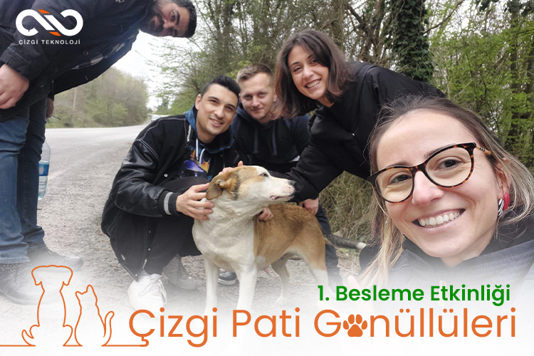 Çizgi Pati Gönüllüleri ile Patili Dostları Besleme Etkinliği Düzenledik.